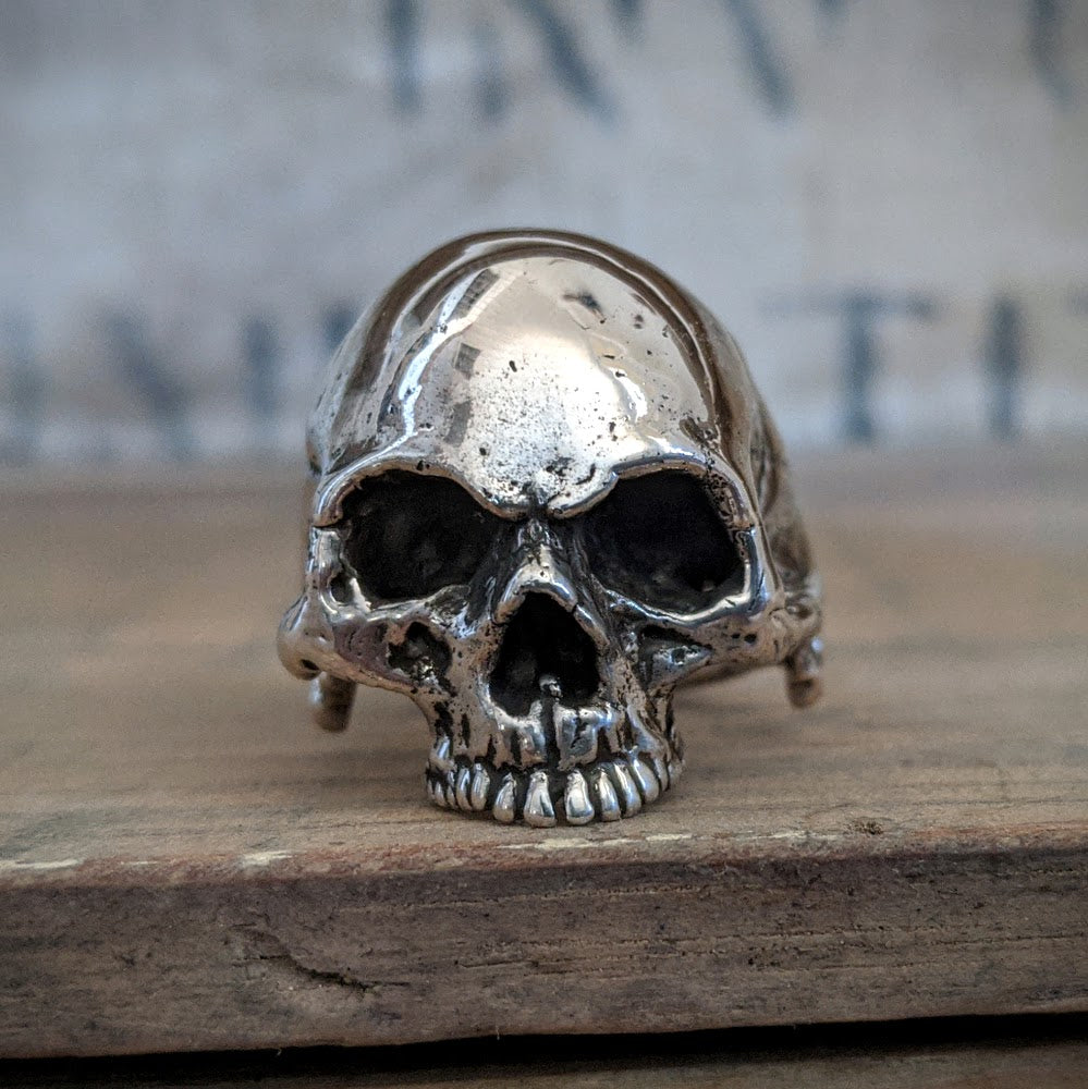 Gothic Punk Double Row Skull Ring Men039s Stainless Steel Biker Rings  Unique Heavy Metal Hip Hop Jewelry Cluster255c7164269 From 15,01 € | DHgate