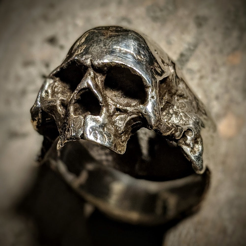 Roller Skull Ring