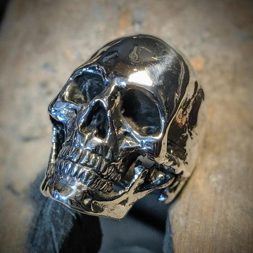 Fully Loaded Full Face Heavy Metal Skull Ring